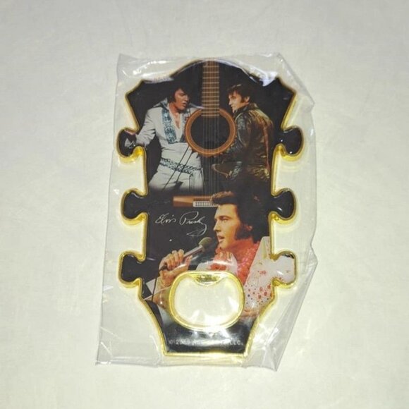 Elvis Presley Guitar Magnet Bottle Opener Neck Magnetic New Rock and Roll Photos - Picture 2 of 3